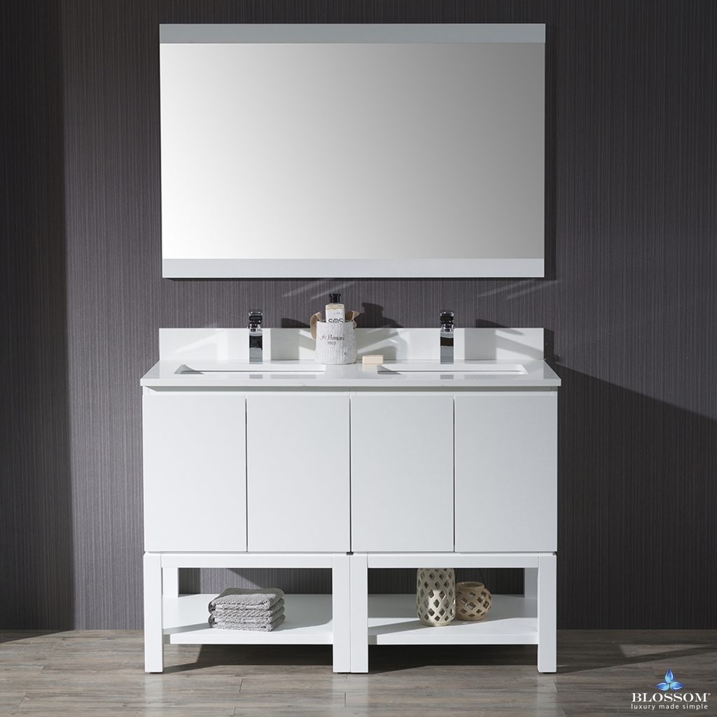 Monaco 48 Inch Vanity (Single or Double Basins)