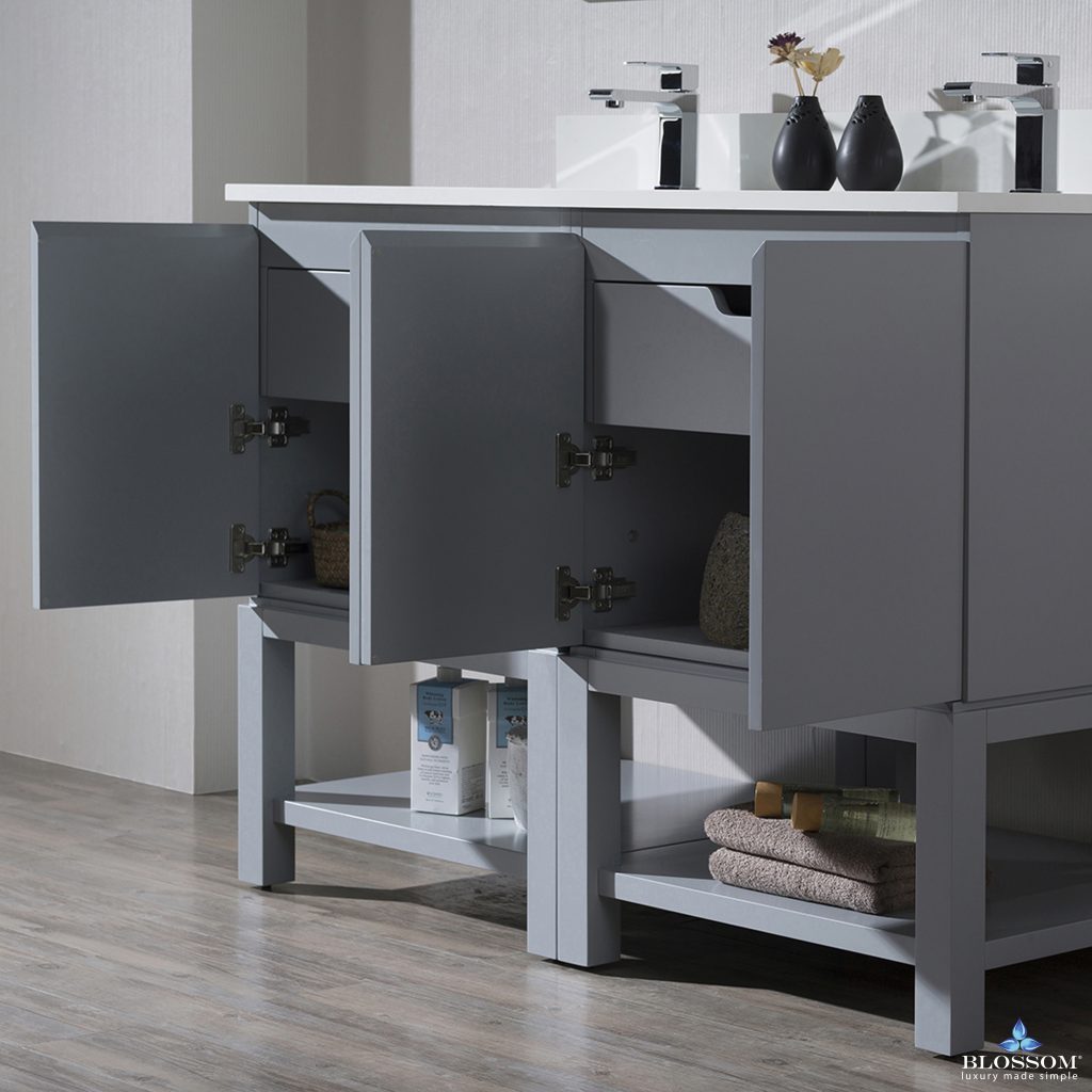 Monaco 48 Inch Vanity (Single or Double Basins)