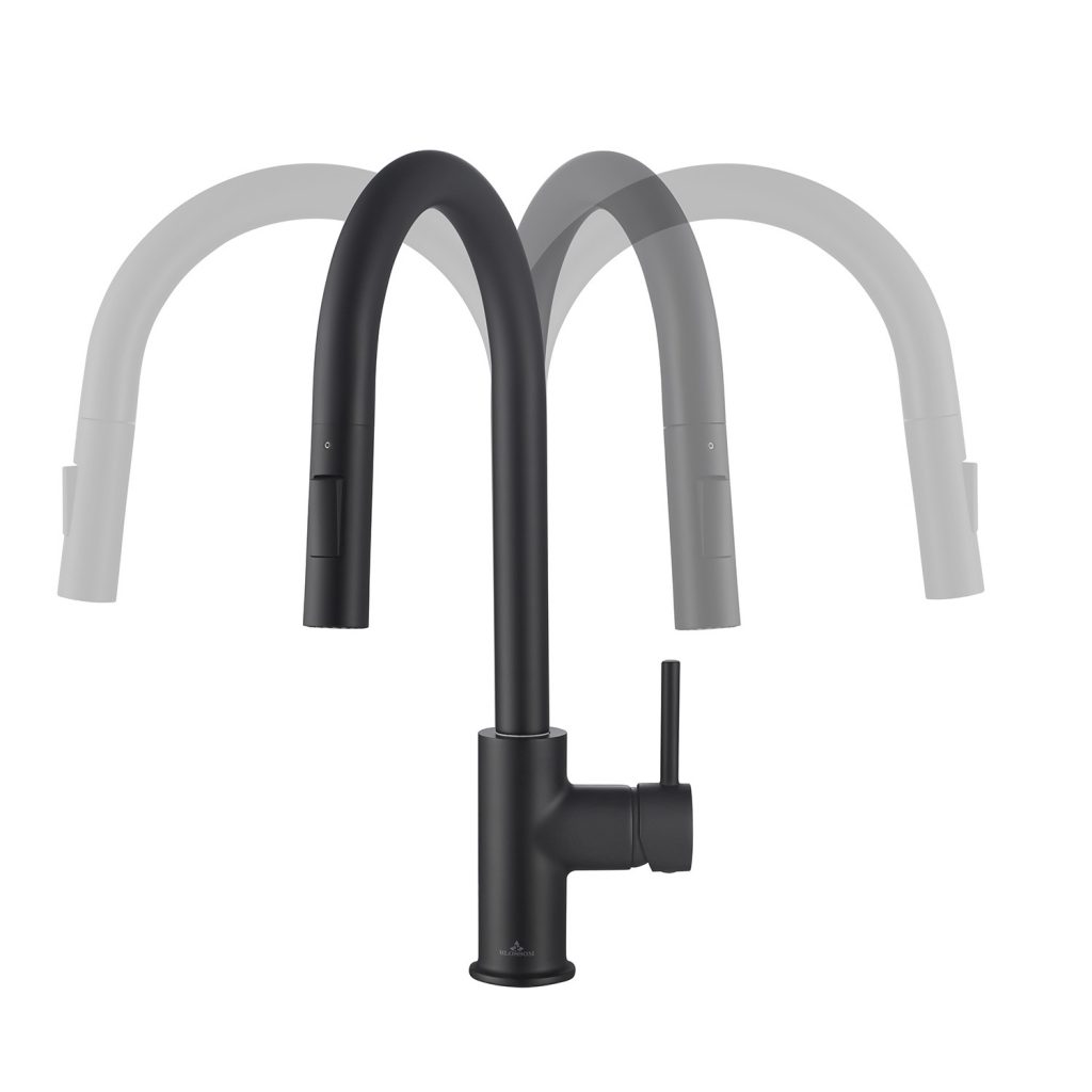Single Handle Pull Down Kitchen Faucet – F01 206