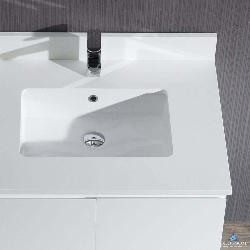 Monaco 42 Inch Vanity (Wall Hung, Chrome Legs, Wood Legs)