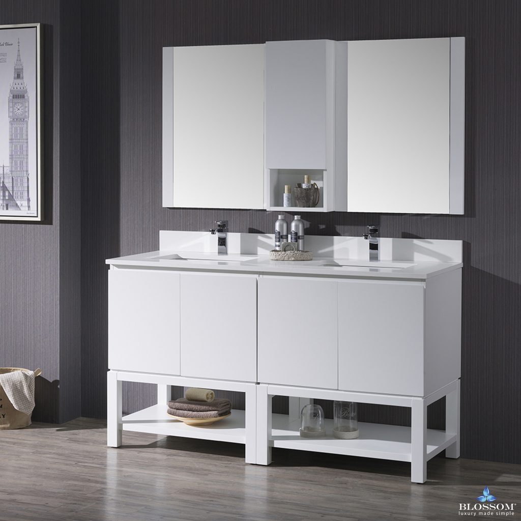Monaco 60 Inch Free-Standing Vanity
