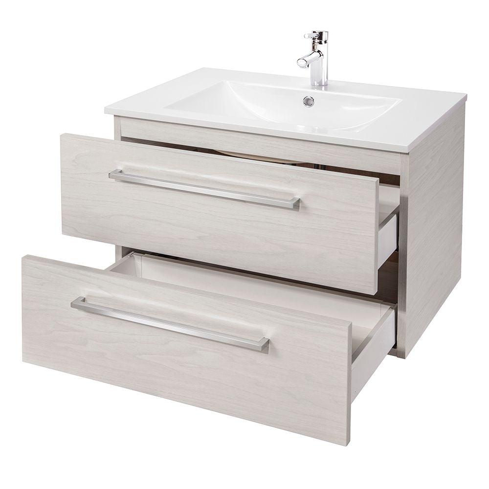 30" Floating Wall-Hung Vanity w/ top