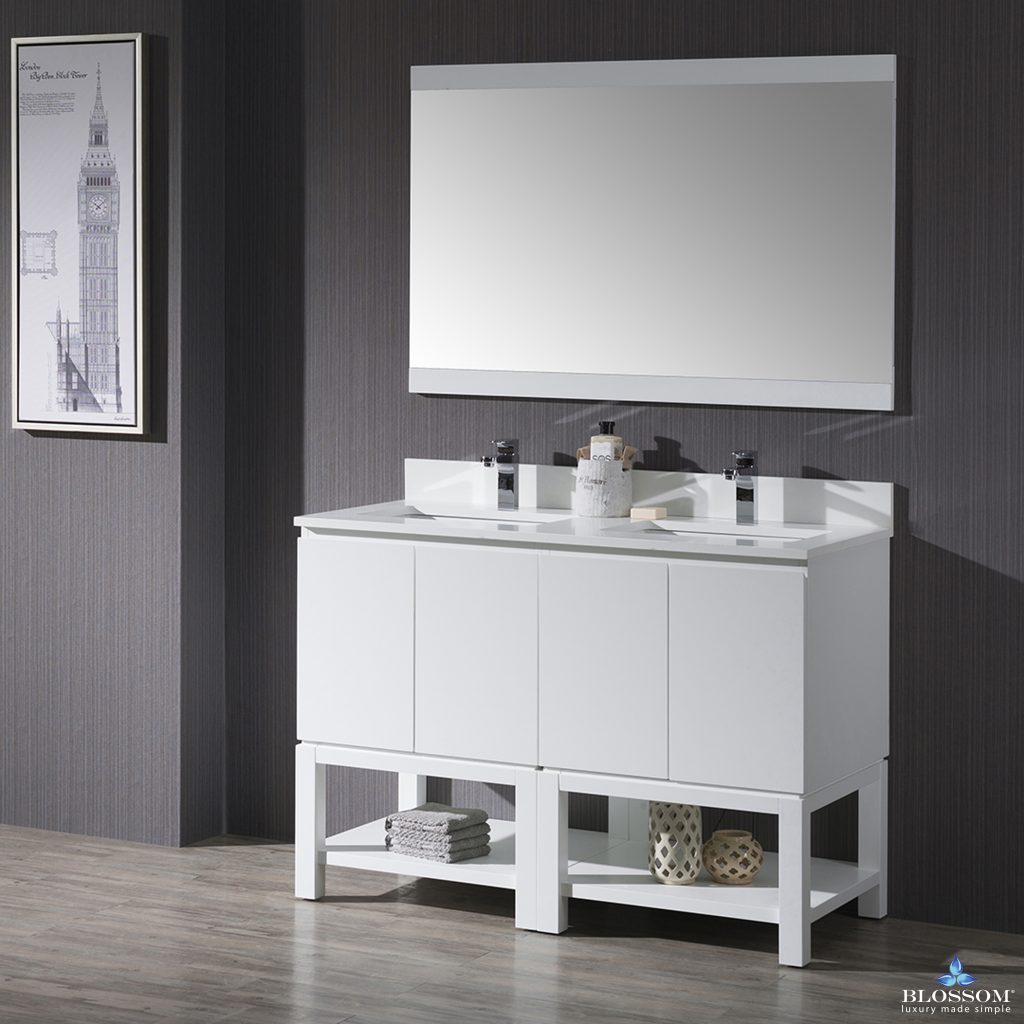Monaco 48 Inch Vanity (Single or Double Basins)