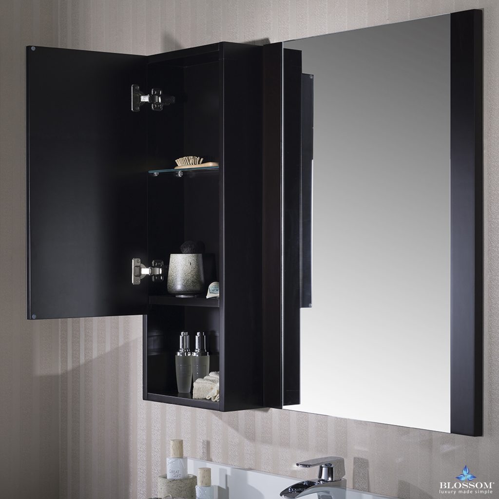 Monaco 36 Inch Vanity (Wall Hung, Chrome Legs, Wood Legs)