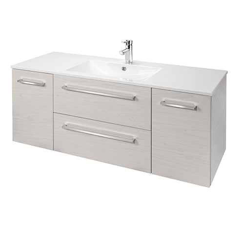 48″ 2 Drawer 2 Door Wall Hung Vanity