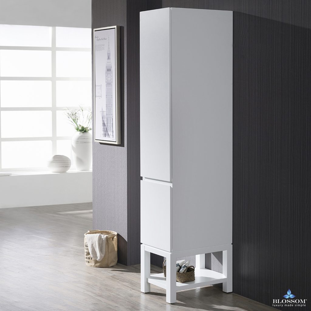 Monaco 15 Inch Linen Cabinet with Legs