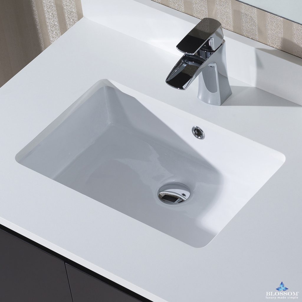 Monaco 42 Inch Vanity (Wall Hung, Chrome Legs, Wood Legs)