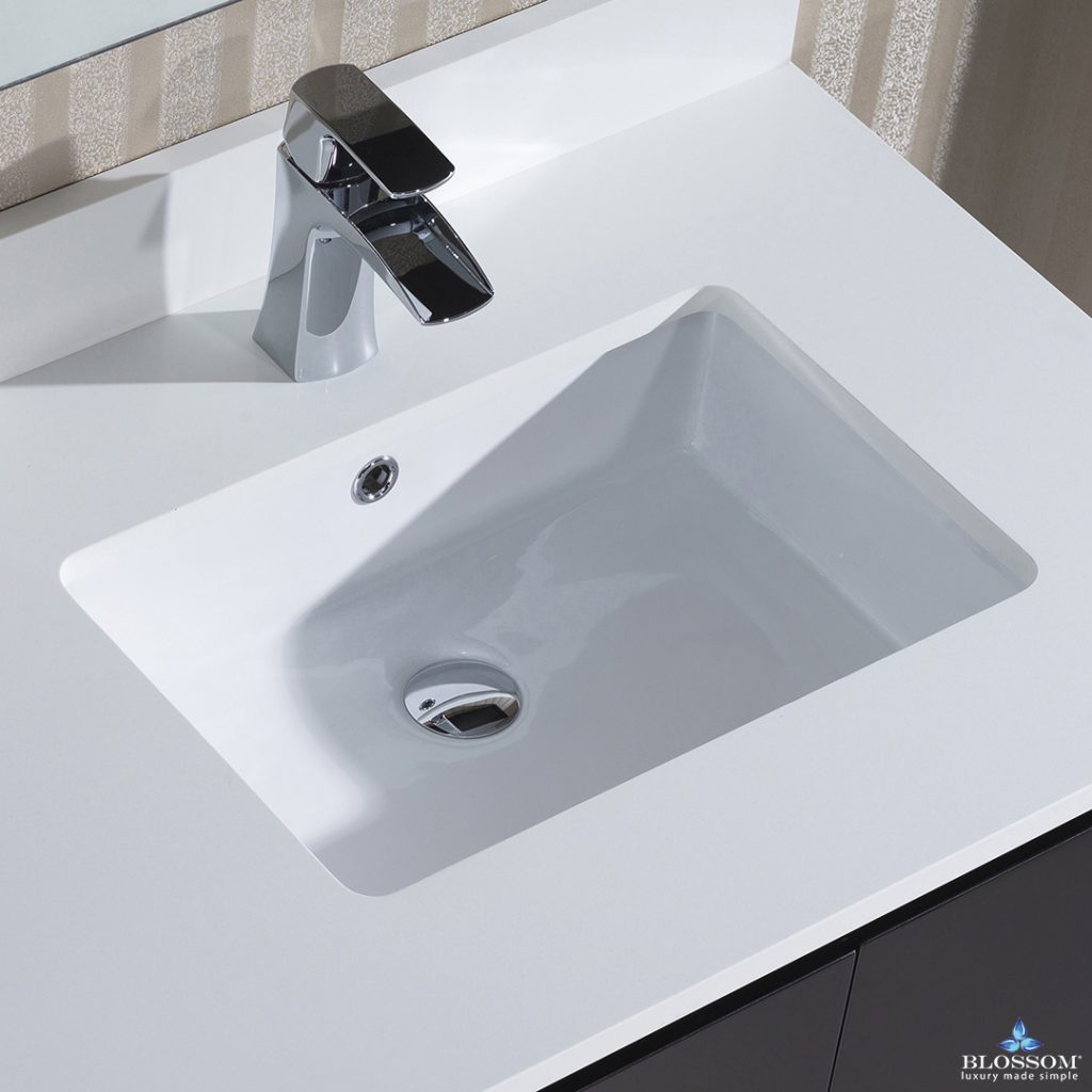 Monaco 42 Inch Vanity (Wall Hung, Chrome Legs, Wood Legs)