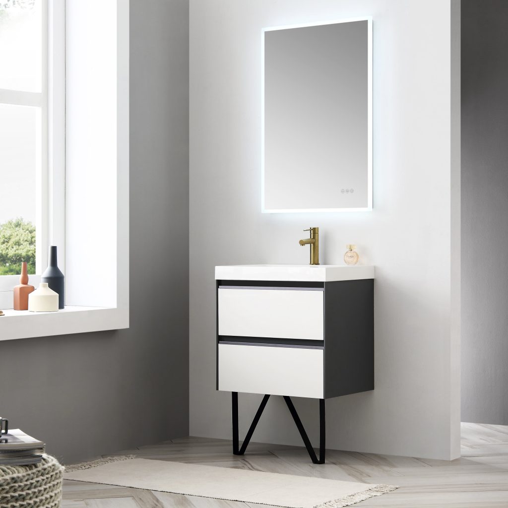 Beta 21 Inch LED Mirror Frosted Sides