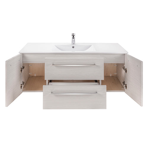 48″ 2 Drawer 2 Door Wall Hung Vanity
