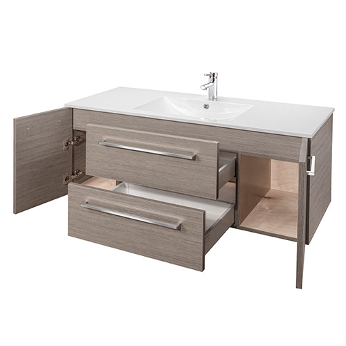 48″ 2 Drawer 2 Door Wall Hung Vanity