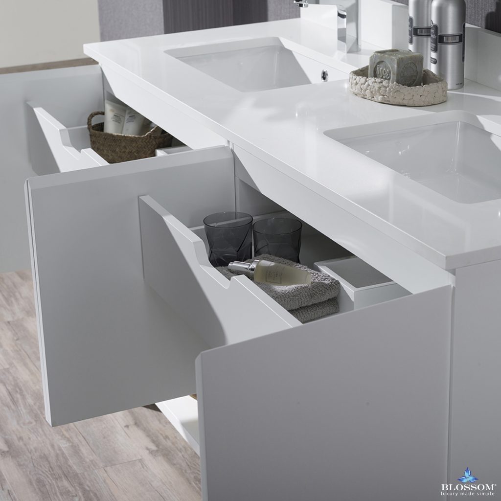 Monaco 60 Inch Free-Standing Vanity