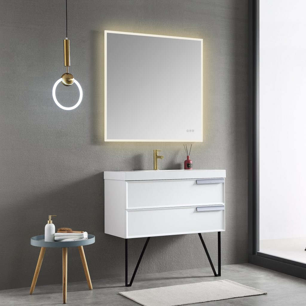 Beta 36 Inch LED Mirror Frosted Sides