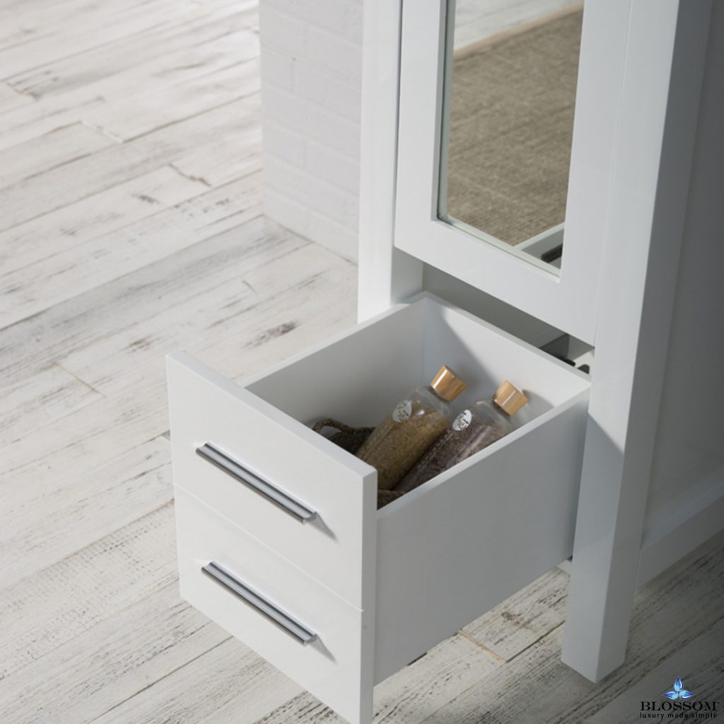 Sydney 15 Inch Mirror Linen Cabinet