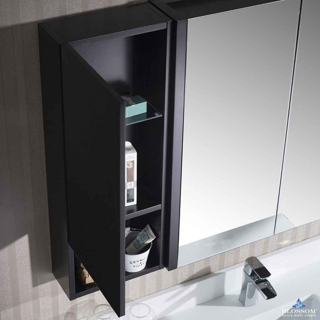 Monaco 42 Inch Vanity (Wall Hung, Chrome Legs, Wood Legs)