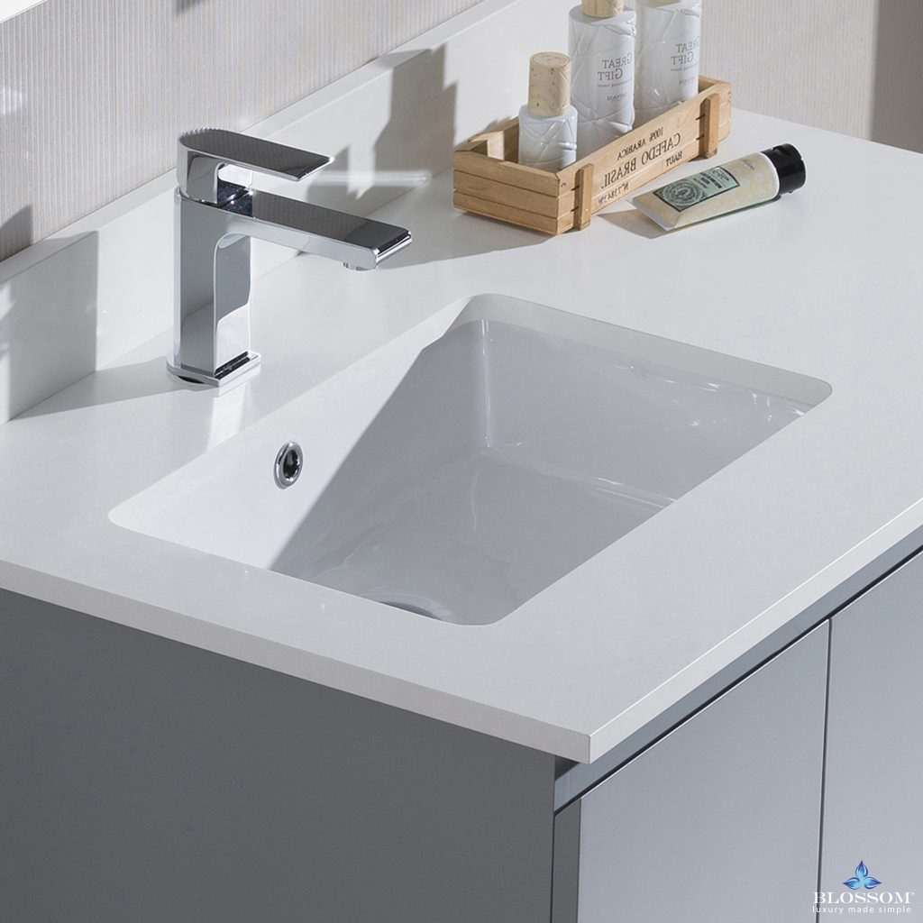 Monaco 36 Inch Vanity (Wall Hung, Chrome Legs, Wood Legs)