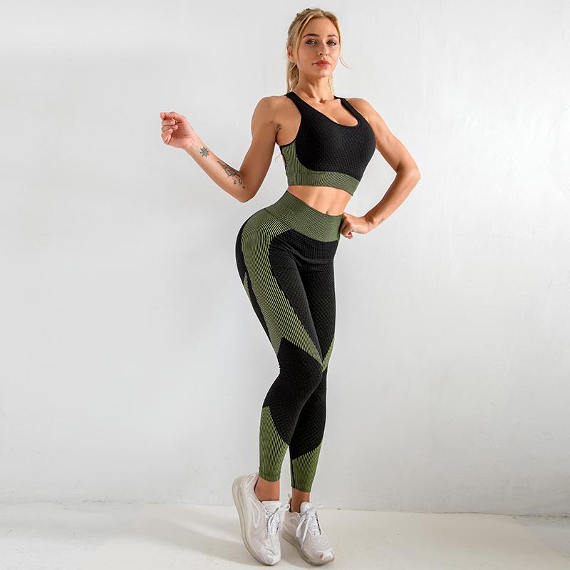 Astoria MOMENTUM Sports Crop - Lime/Black