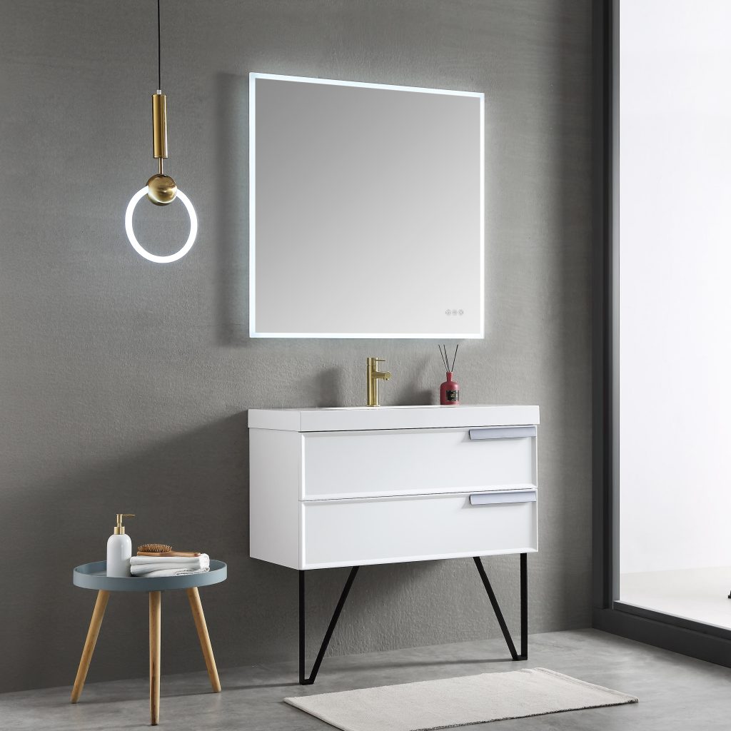 Beta 36 Inch LED Mirror Frosted Sides