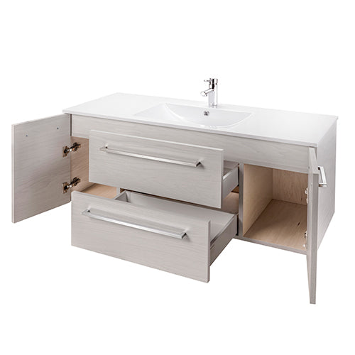 48″ 2 Drawer 2 Door Wall Hung Vanity