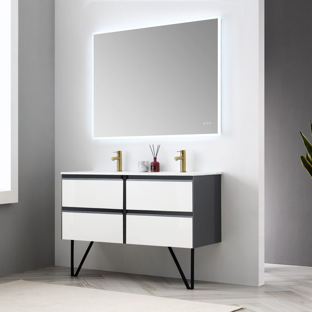 Beta 48 Inch LED Mirror Frosted Sides