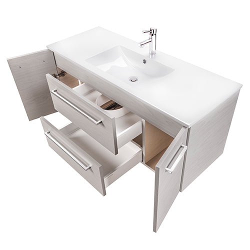 48″ 2 Drawer 2 Door Wall Hung Vanity