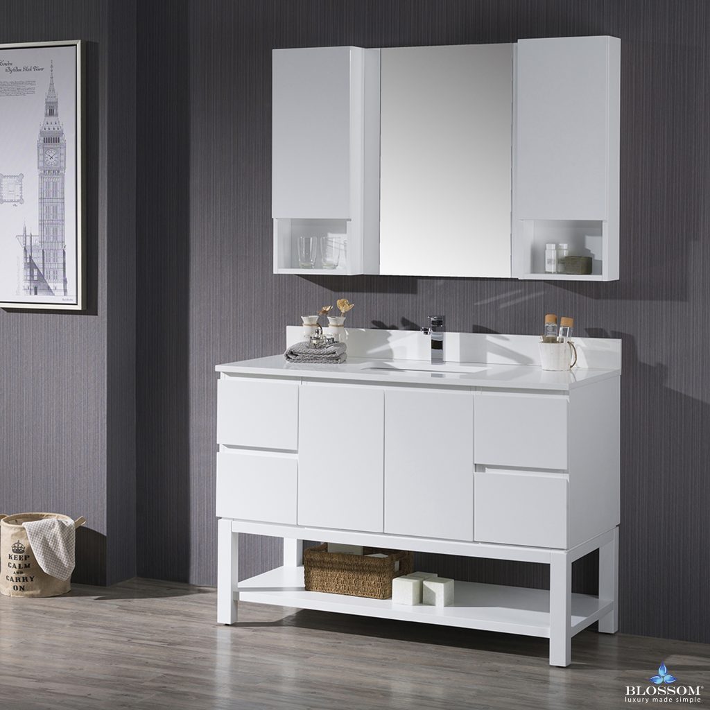 Monaco 48 Inch Vanity (Single or Double Basins)