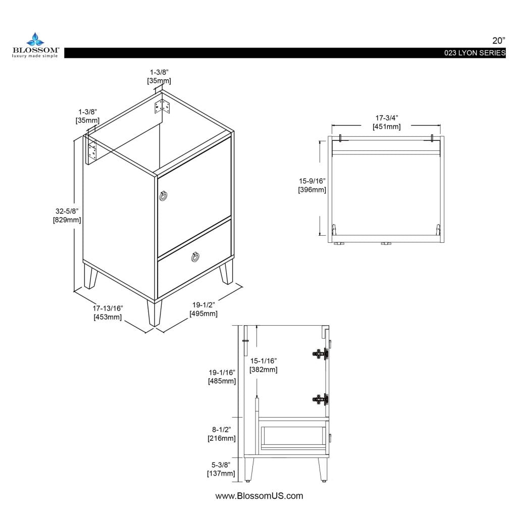 Lyon 20 Inch Vanity