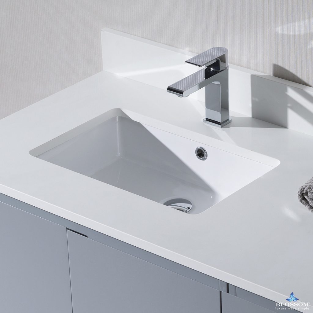 Monaco 42 Inch Vanity (Wall Hung, Chrome Legs, Wood Legs)