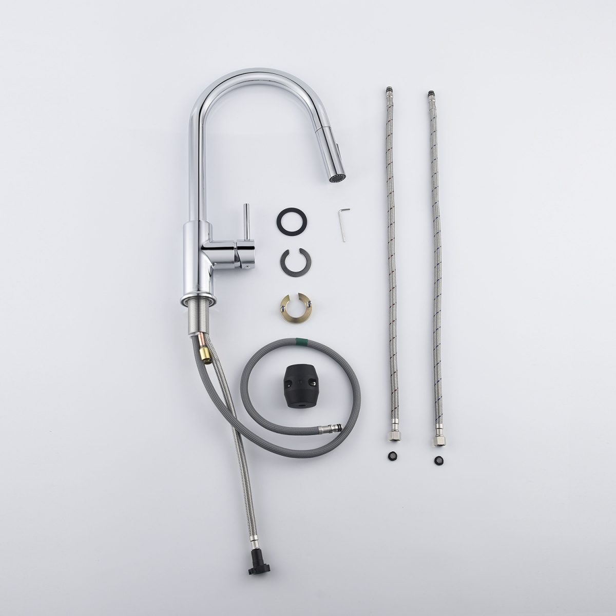 Single Handle Pull Down Kitchen Faucet – F01 206