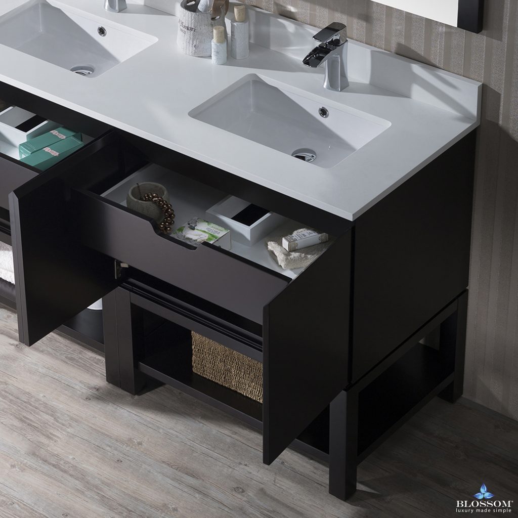 Monaco 60 Inch Free-Standing Vanity