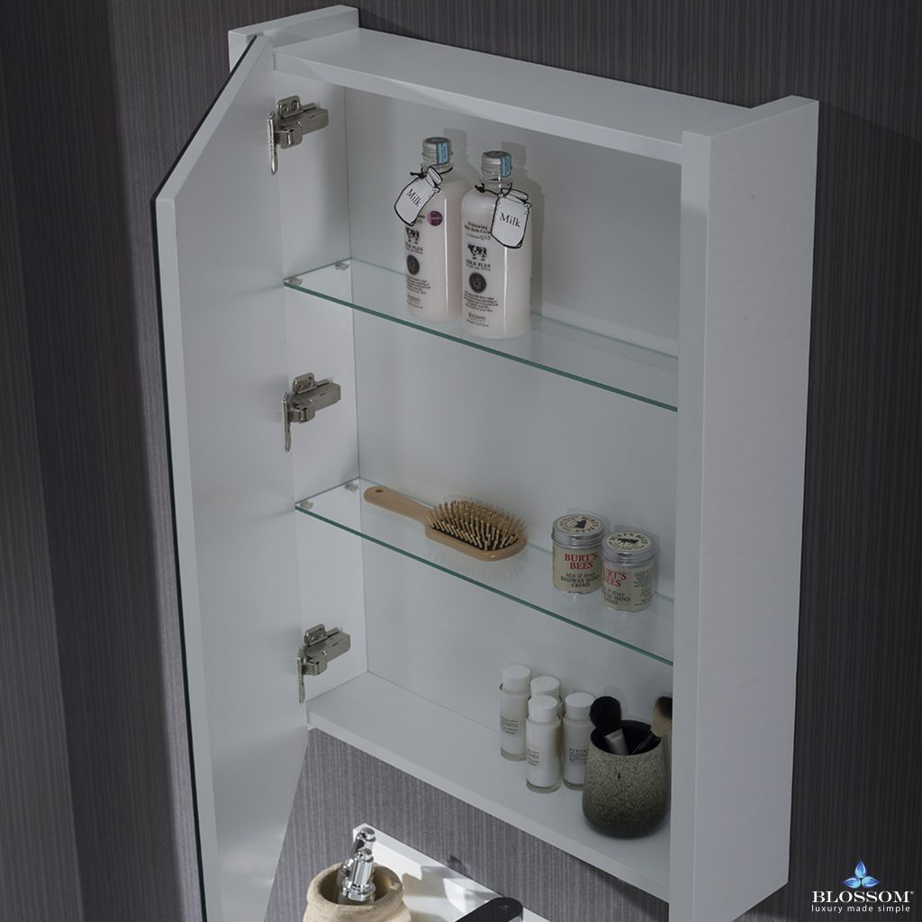 Monaco 24 Inch Vanity (Wall Hung, Chrome Legs, Wood Legs)