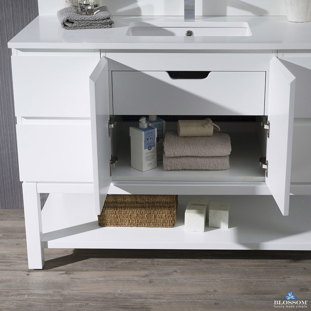 Monaco 48 Inch Vanity (Single or Double Basins)