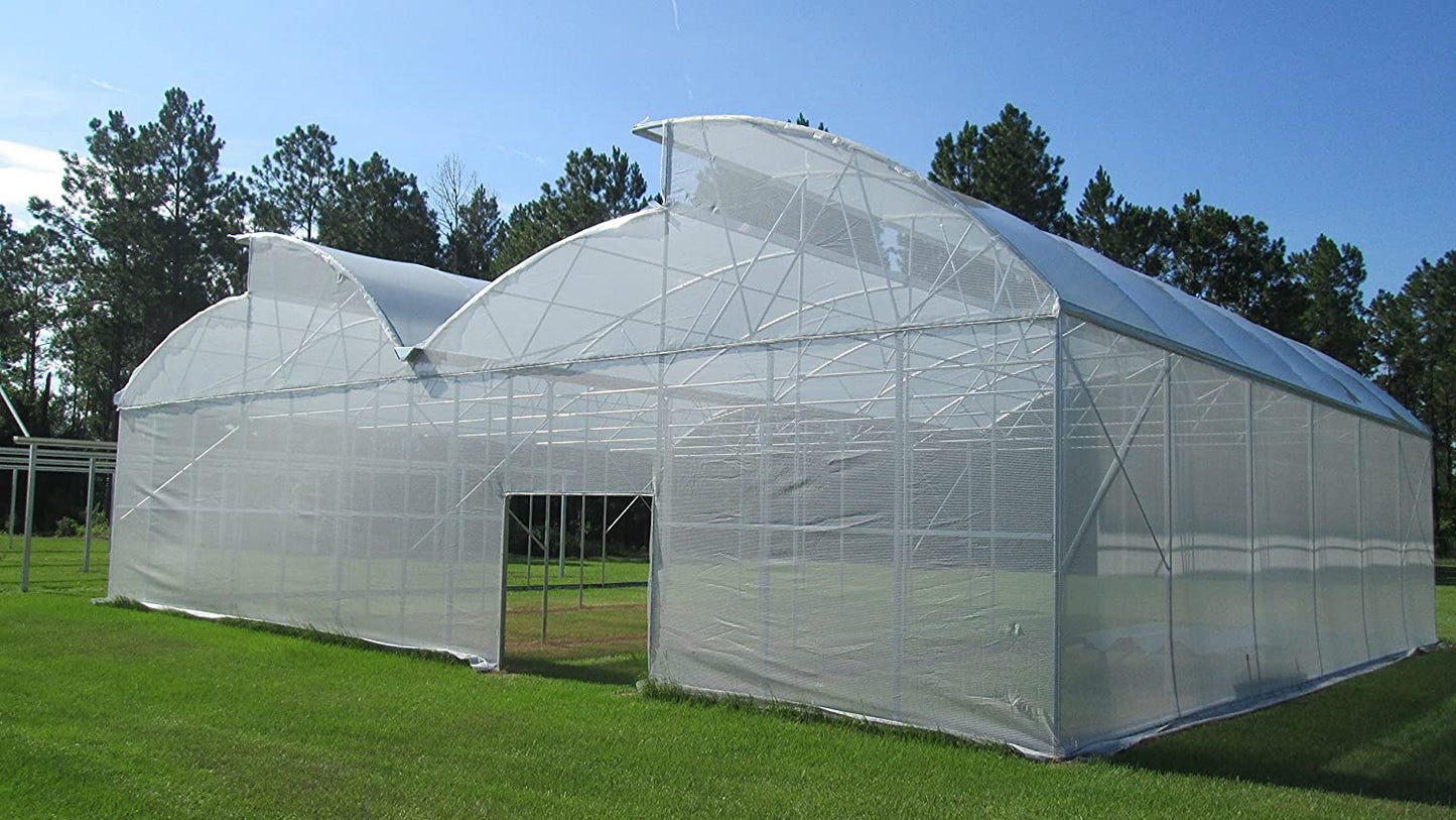 RSI - 6FT X 10FT White Tropical Weather Shade Cloth With Grommets -50% Shade Protection