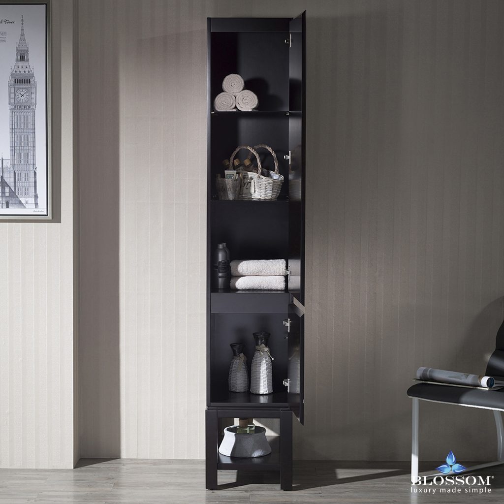 Monaco 15 Inch Linen Cabinet with Legs