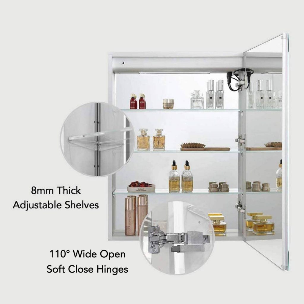 Vega – 24 Inches LED Medicine Cabinet