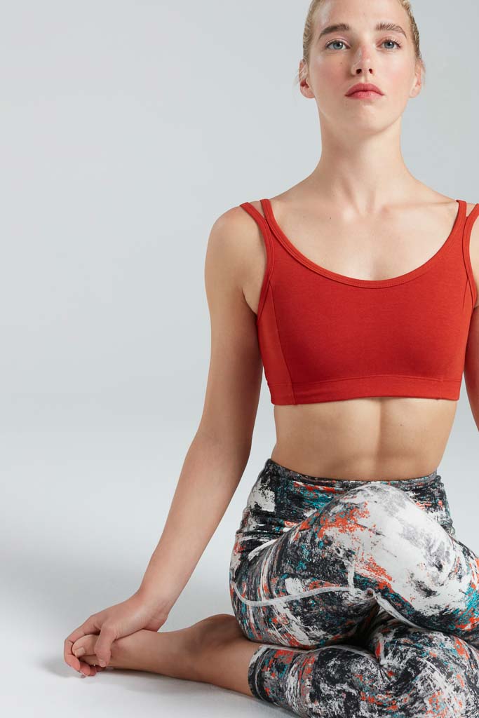 Scoop Back Bamboo Crop Top