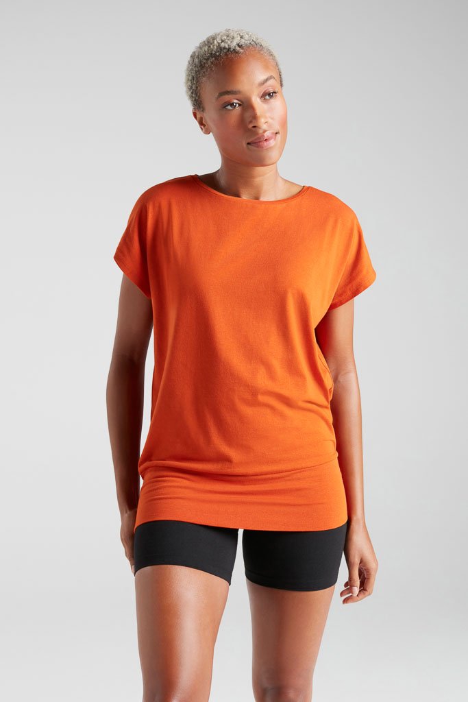 Short Sleeve Bamboo Flow Top