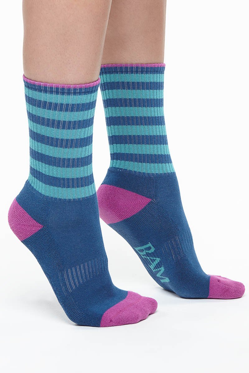 Super Luxe Bamboo Socks Twilight &amp;amp; Blue Teal