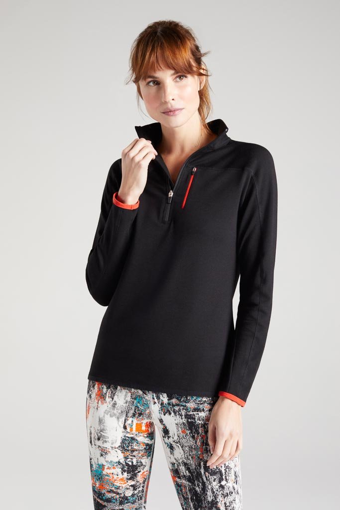 Ascent Quarter Zip Bamboo Sweat