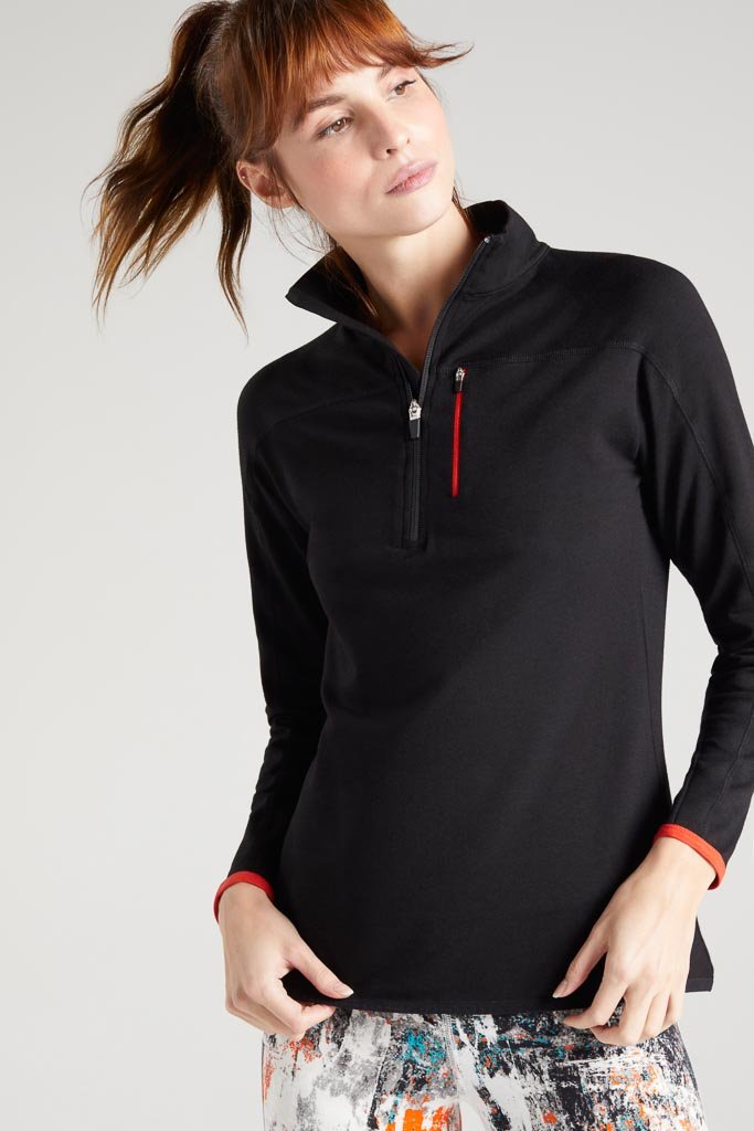 Ascent Quarter Zip Bamboo Sweat