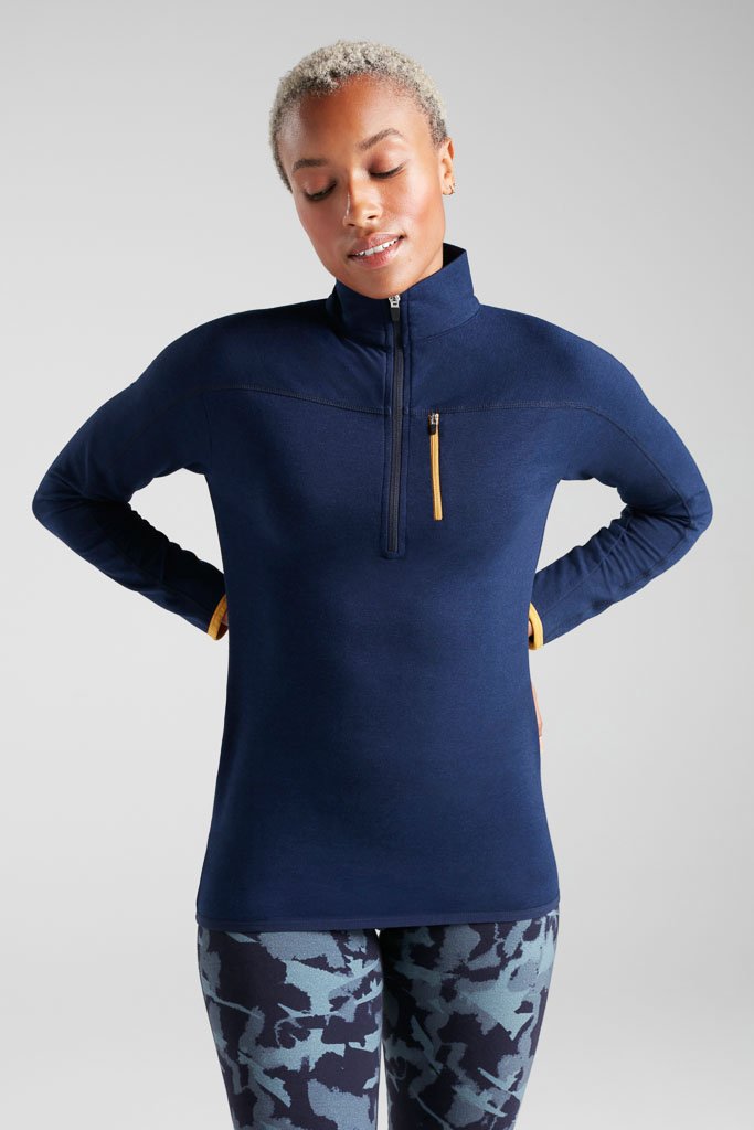 Ascent Quarter Zip Bamboo Sweat