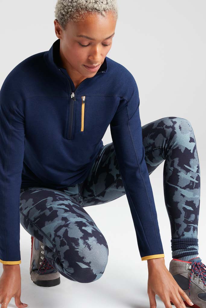 Ascent Quarter Zip Bamboo Sweat
