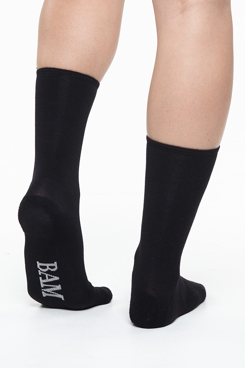 Bamboo Socks Amazing Classics Black 5 Pairs