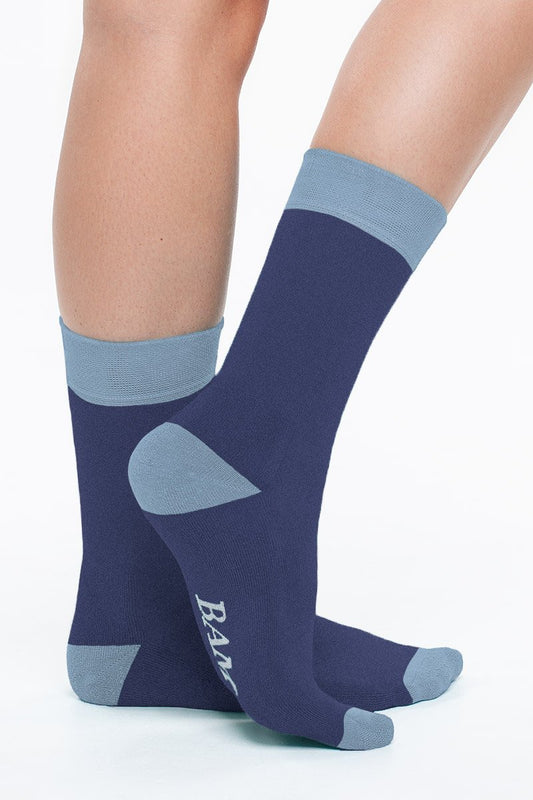 Bamboo Socks Actives New Blues 4 Pairs