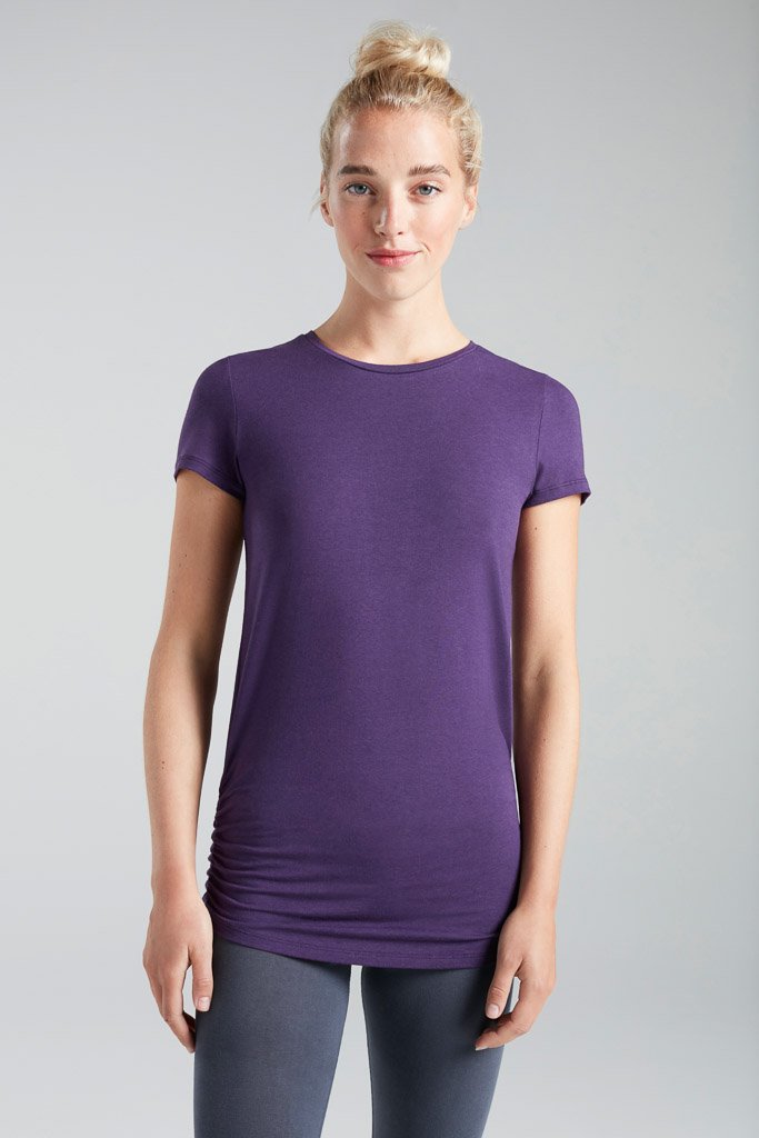 Gathered Hem Bamboo T-Shirt
