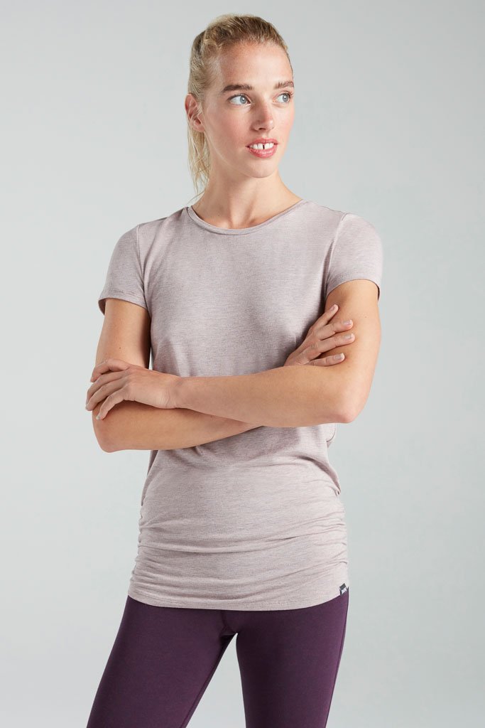 Gathered Hem Bamboo T-Shirt