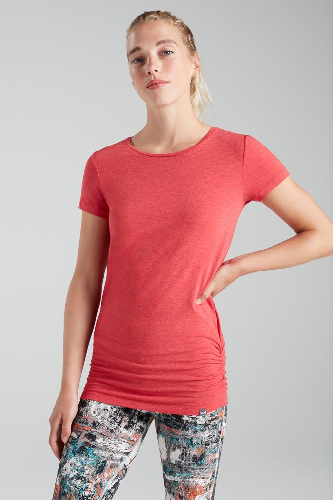 Gathered Hem Bamboo T-Shirt