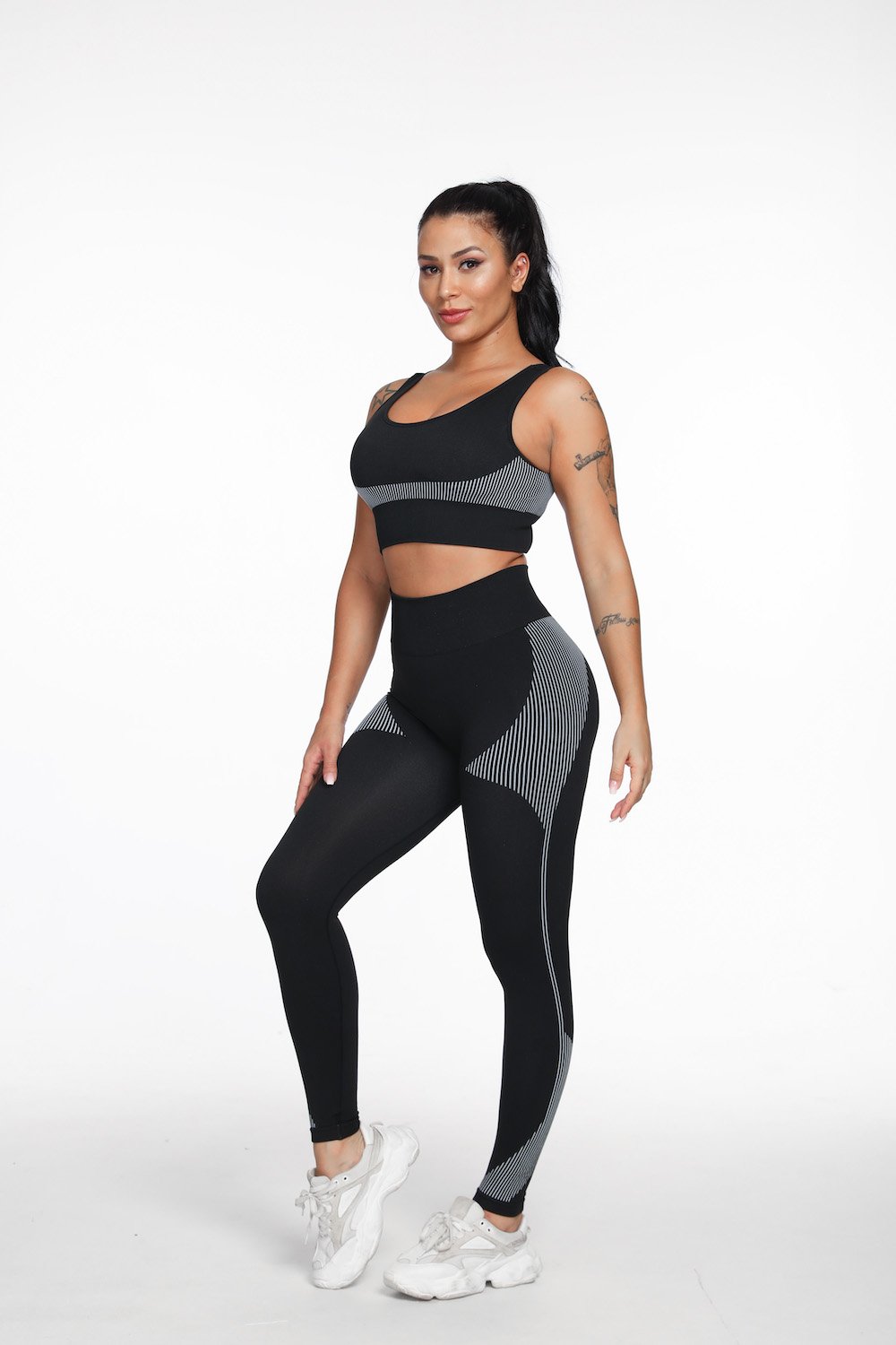 Astoria ENERGY Full Length Legging - Black/White