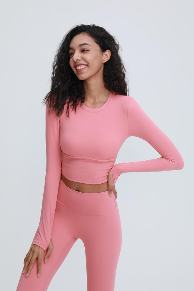 Astoria LUXE Max Support Sports Crop - Taffy Pink