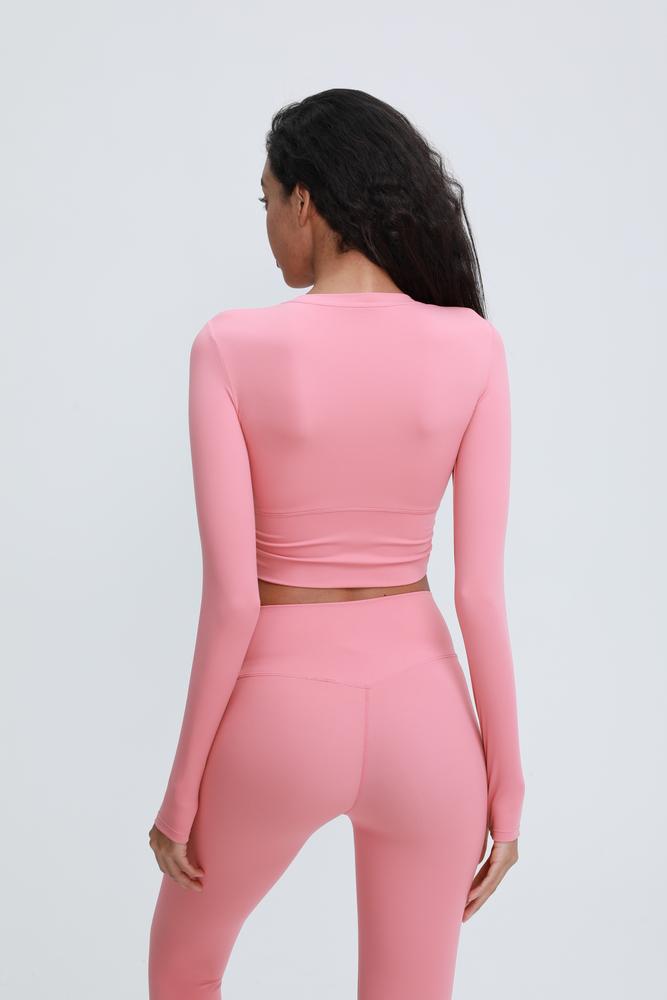 Astoria LUXE Max Support Sports Crop - Taffy Pink